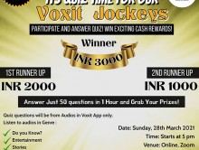 Quiz Time for Voxit Jockeys